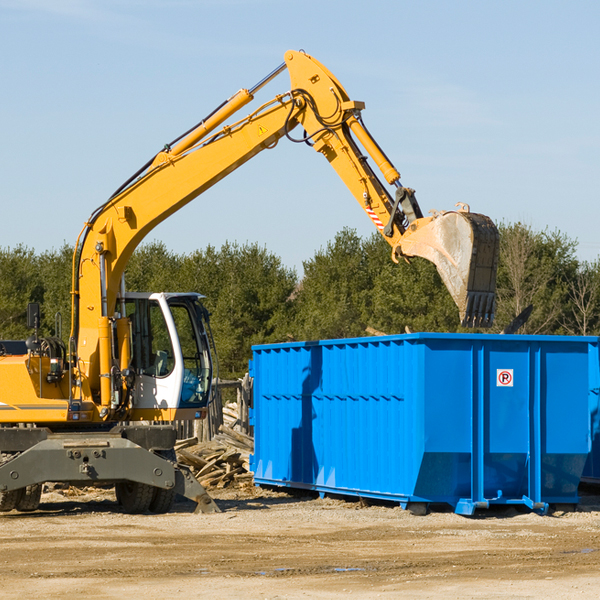 are there any restrictions on where a residential dumpster can be placed in Mozelle KY